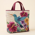 Vintage Bookish Quilted Tote Bag GFTONL