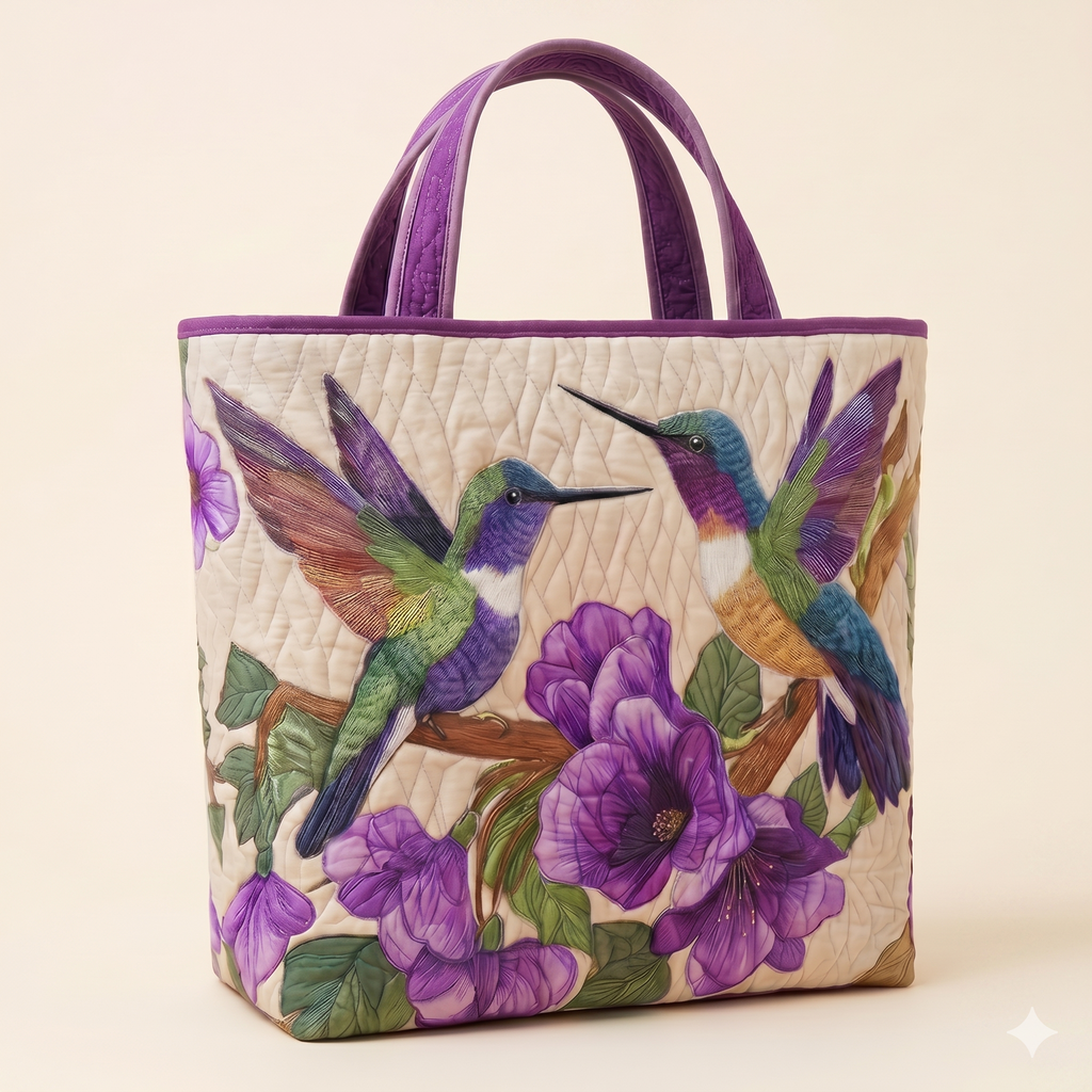 Vintage Bookish Quilted Tote Bag GFTONL