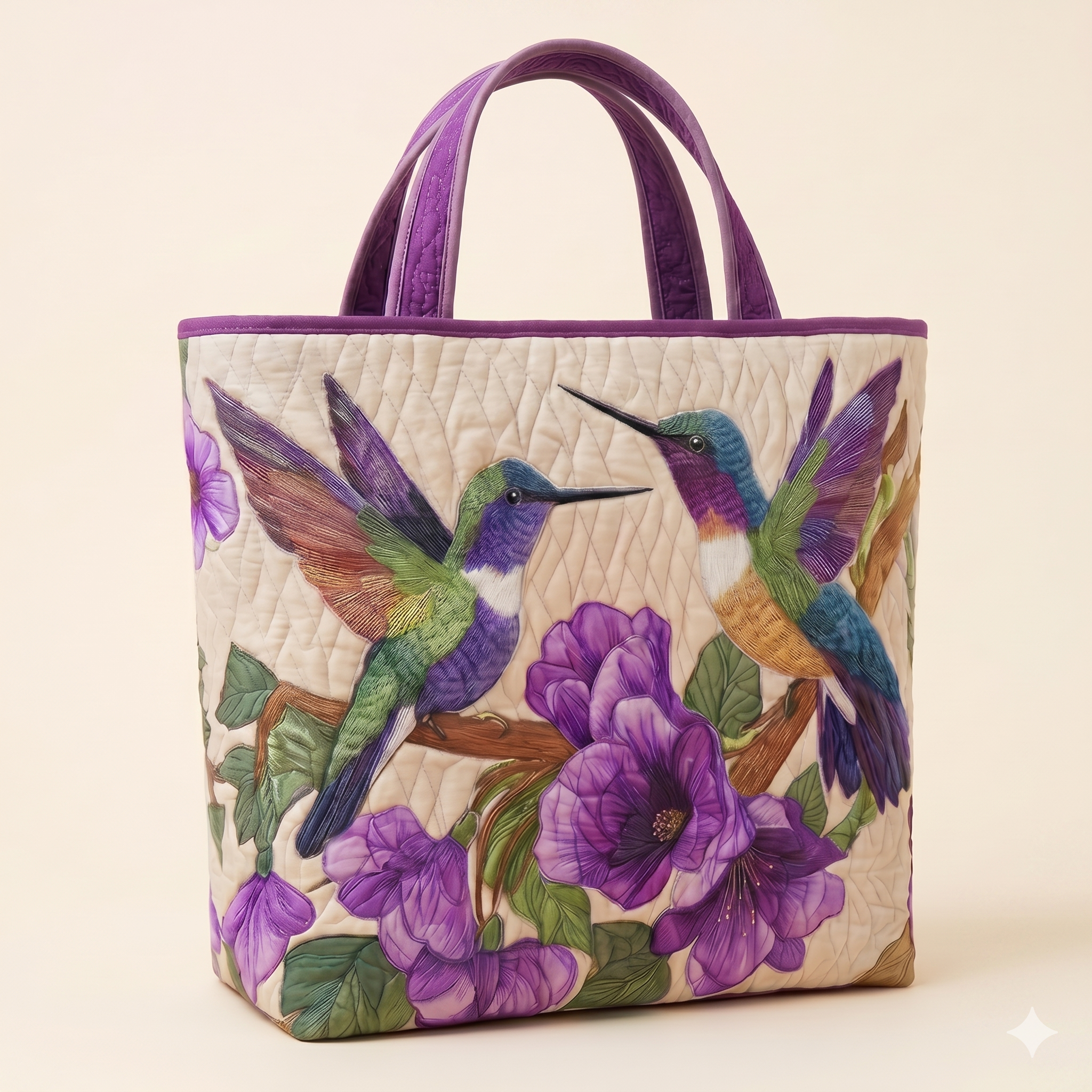 Vintage Bookish Quilted Tote Bag GFTONL